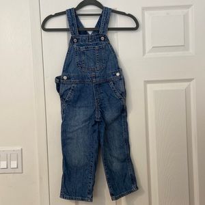 Gap baby 3T denim overalls, worn once, excellent condition